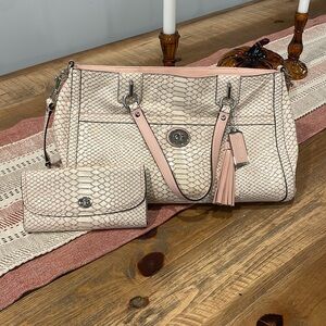 Coach Purse and Wallet Set